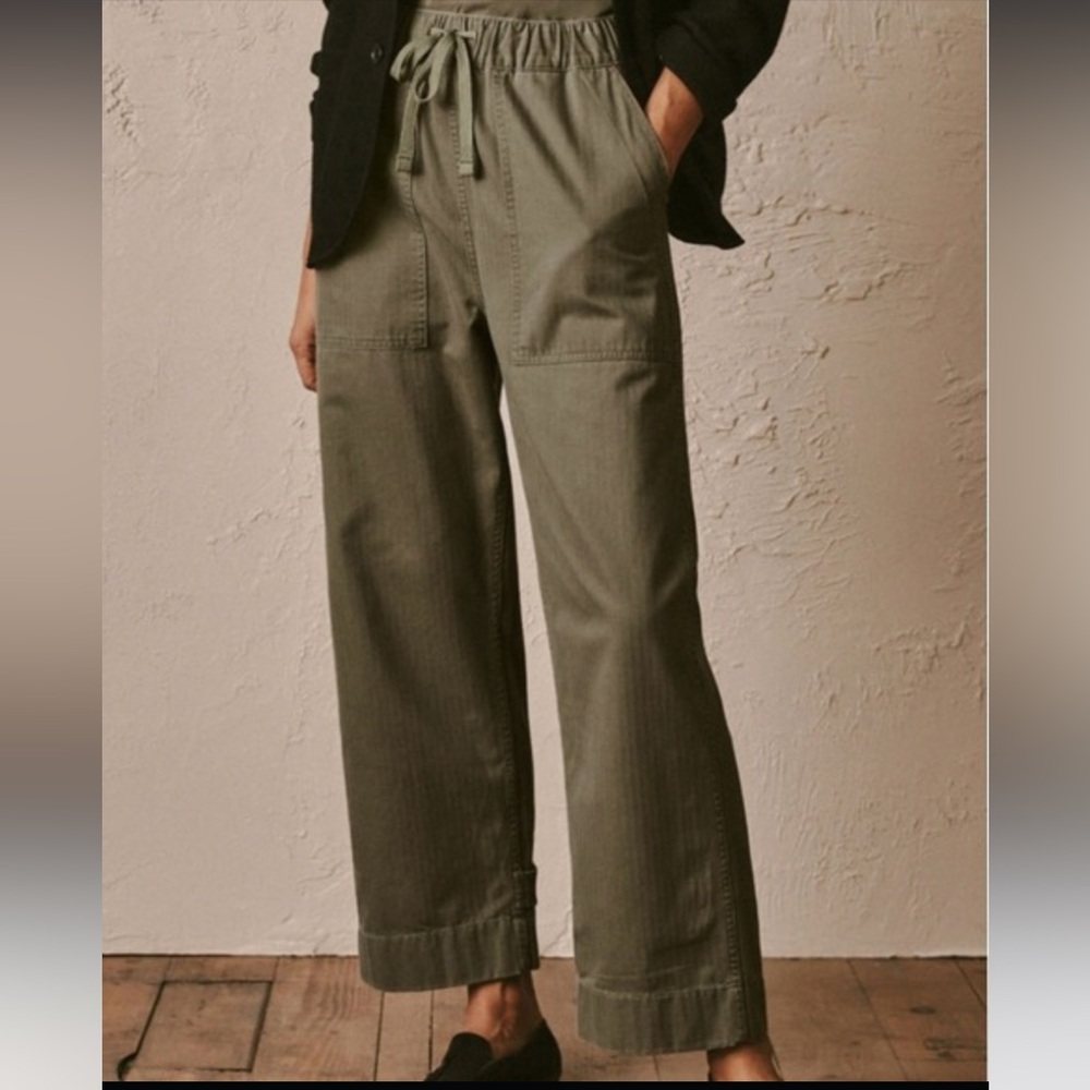 Buck Mason Herringbone Twill Pull On Pant